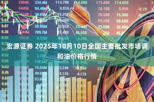 宏源证券 2025年10月10日全国主要批发市场调和油价格行情