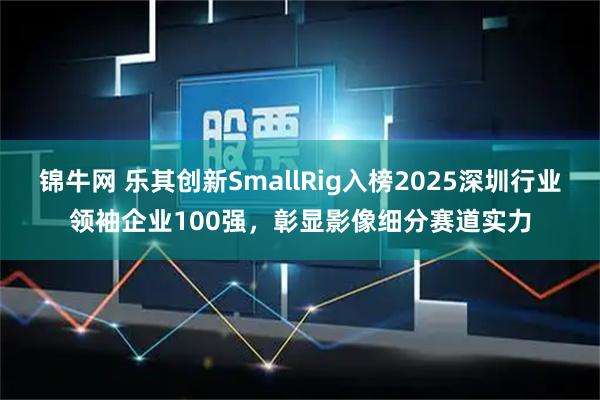 锦牛网 乐其创新SmallRig入榜2025深圳行业领袖企业100强，彰显影像细分赛道实力